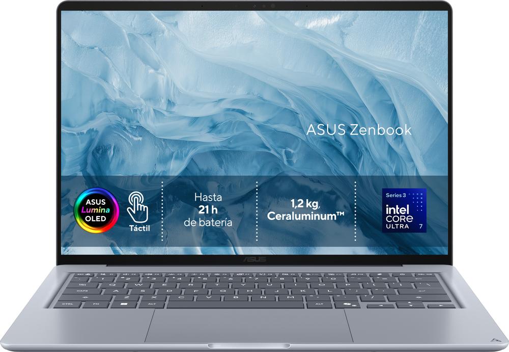 Portatil Asus zenbook 14 OLED ux3480aa - su535w u7 - 355 · 24GB · SSD 512GB · 14 pulgadas · w11h