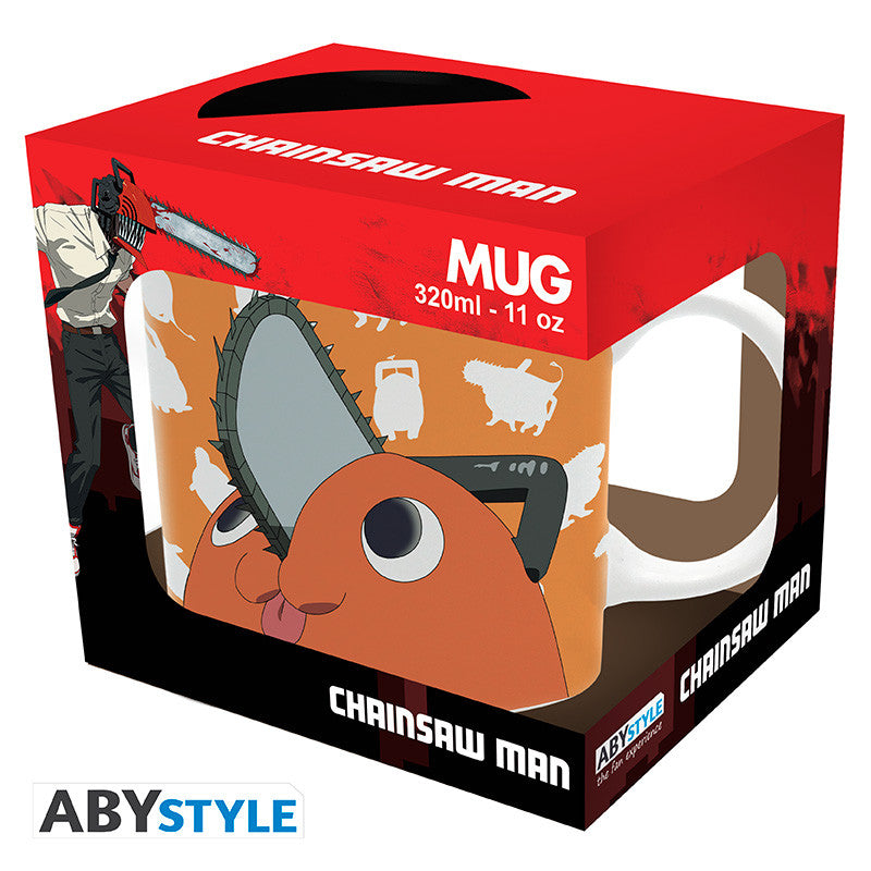 Taza Abystyle chainsaw man pochita 320 ml
