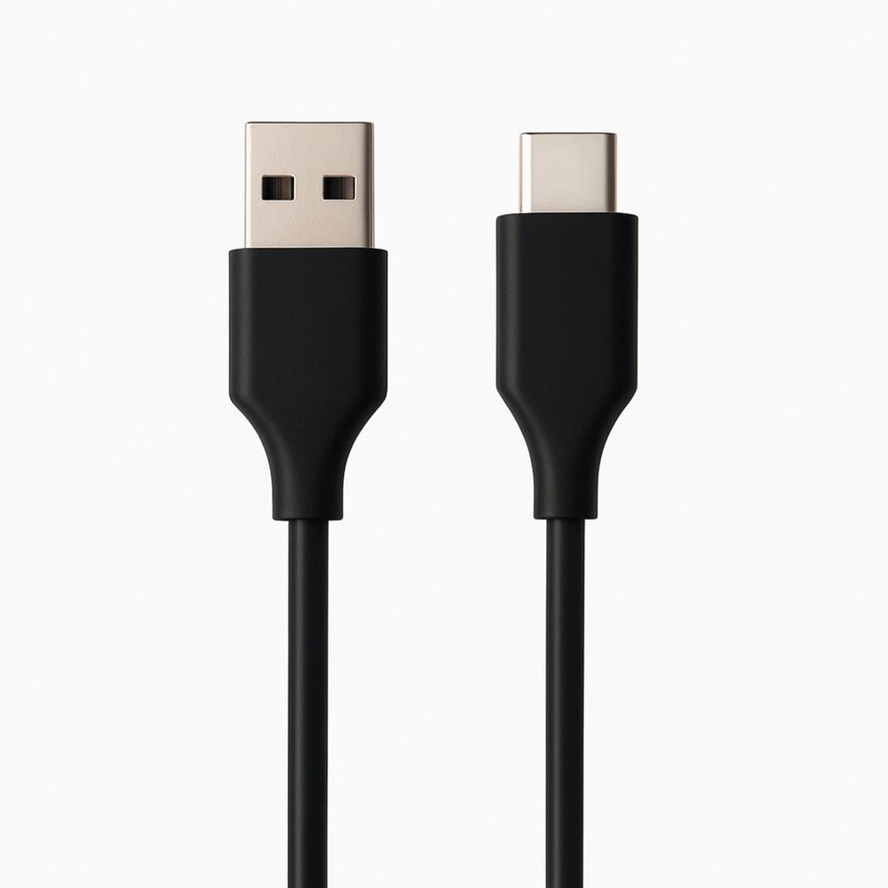 Cable USB tipo c a USB tipo a Ewent 1m · macho - macho · negro