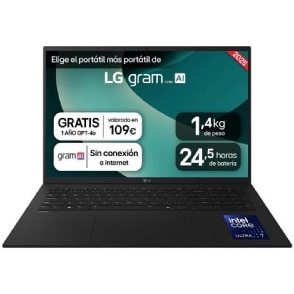 Portatil LG 17z90tl - g u7 - 258v · 32GB · SSD 1TB · 17 pulgadas · w11h