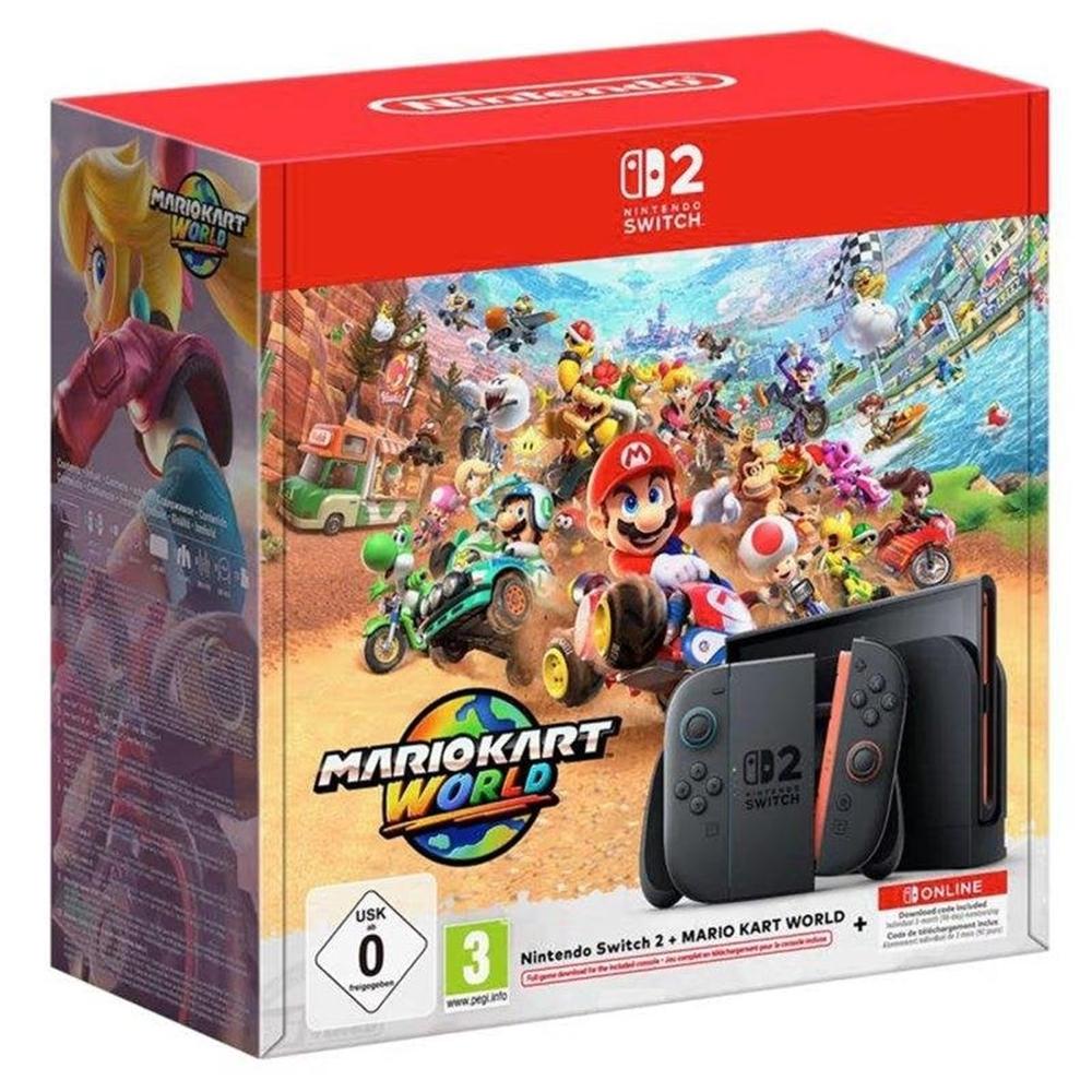 Consola Nintendo switch 2 + mario kart world + 3 meses Nintendo switch online