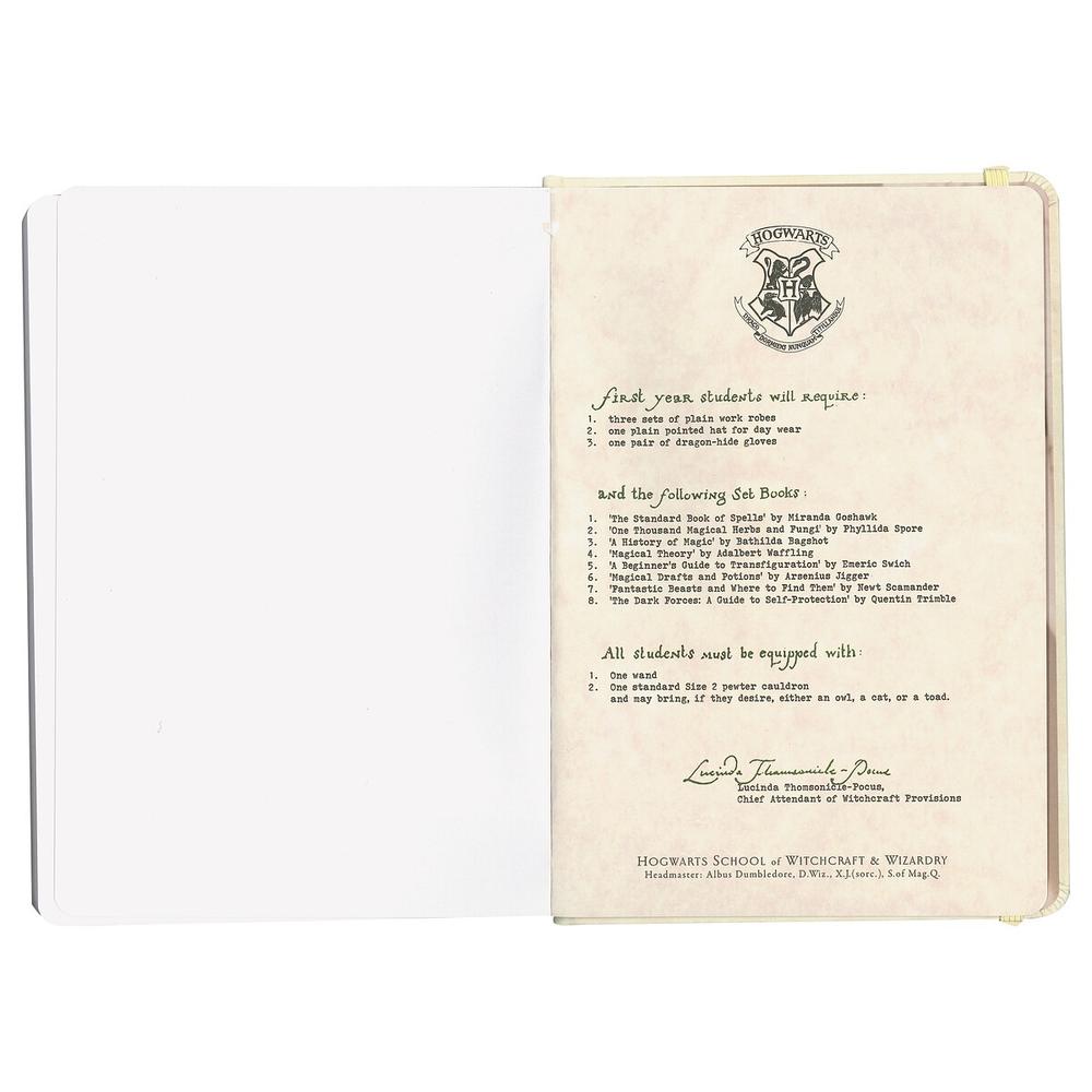 Carta hogwarts cuaderno tapa dura harry potter