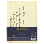 Carta hogwarts cuaderno tapa dura harry potter