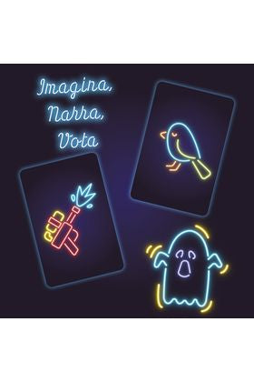 Juego de mesa iconic: neon stories