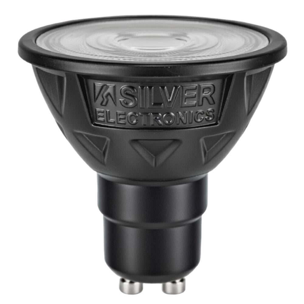 Bombilla LED nitra Silver electronics dicroica 6.5w=80w · gu10 · 2700k · 38º · 9000lm · luz calida · a+ ca