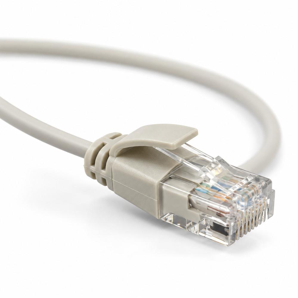 Cable red Phasak latiguillo ultra slim RJ45 utp cat6 2m gris phkus 2502