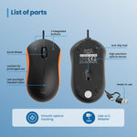 Mini raton Ewent ew3305 negro