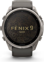 Smartwatch Garmin fenix 9 pro amoled LTE 47mm titanium correa gris
