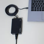 Adaptador cargador de portatil USB - c Coolbox 65w gan