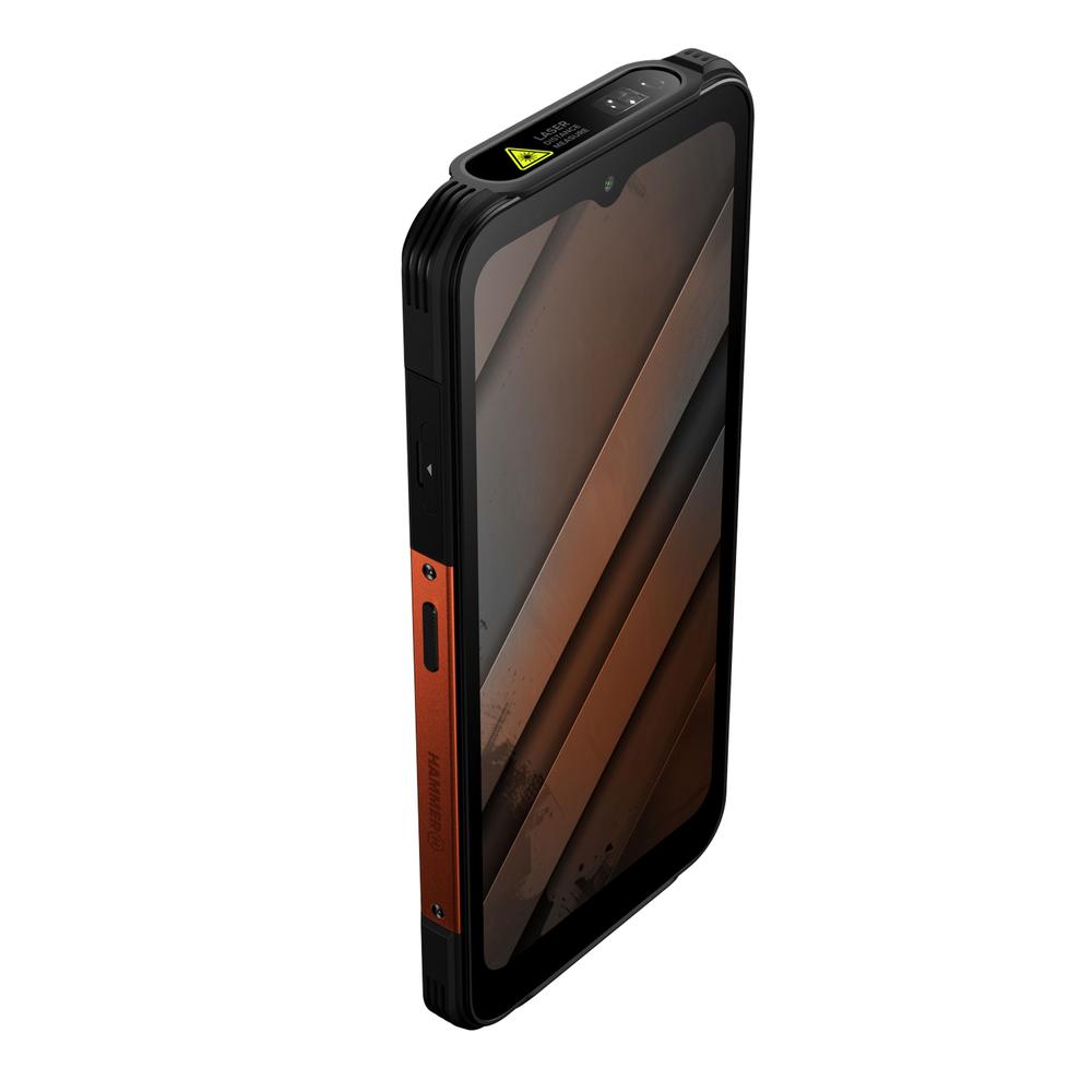 Movil rugerizado Hammer construction 3 5G 12GB/256GB negro - naranja