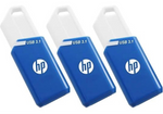 HP X755W PACK x3 unidad flash USB 128GB USB tipo A 3.2 Gen 1 (3.1 Gen 1) Azul, Blanco