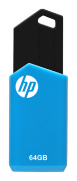 HP v150w unidad flash USB 64GB USB tipo A 2.0 Negro, Azul