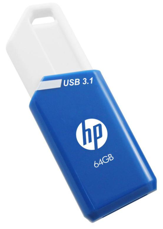 HP x755w unidad flash USB 64GB USB tipo A 3.2 Gen 1 (3.1 Gen 1) Azul, Blanco