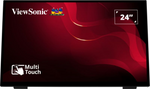 Viewsonic TD2465 pantalla de señalización Panel plano interactivo 61 cm (24") LED 250 cd / m² Full HD Negro Pantalla tác