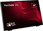 Viewsonic TD2465 pantalla de señalización Panel plano interactivo 61 cm (24") LED 250 cd / m² Full HD Negro Pantalla tác