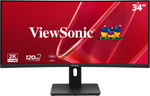 Viewsonic VA VA3420C-2 pantalla para PC 86,4 cm (34") 3440 x 1440 Pixeles UltraWide Quad HD LED Negro