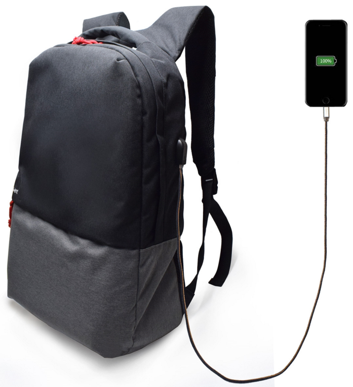 Mochila Ewent urban notebook backpack 17.3 pulgadas con puerto de carga USB