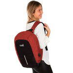 Mochila Ordenador Portátil 15-16 Pulg COOL Memphis Negro-Rojo - PixelPlaza