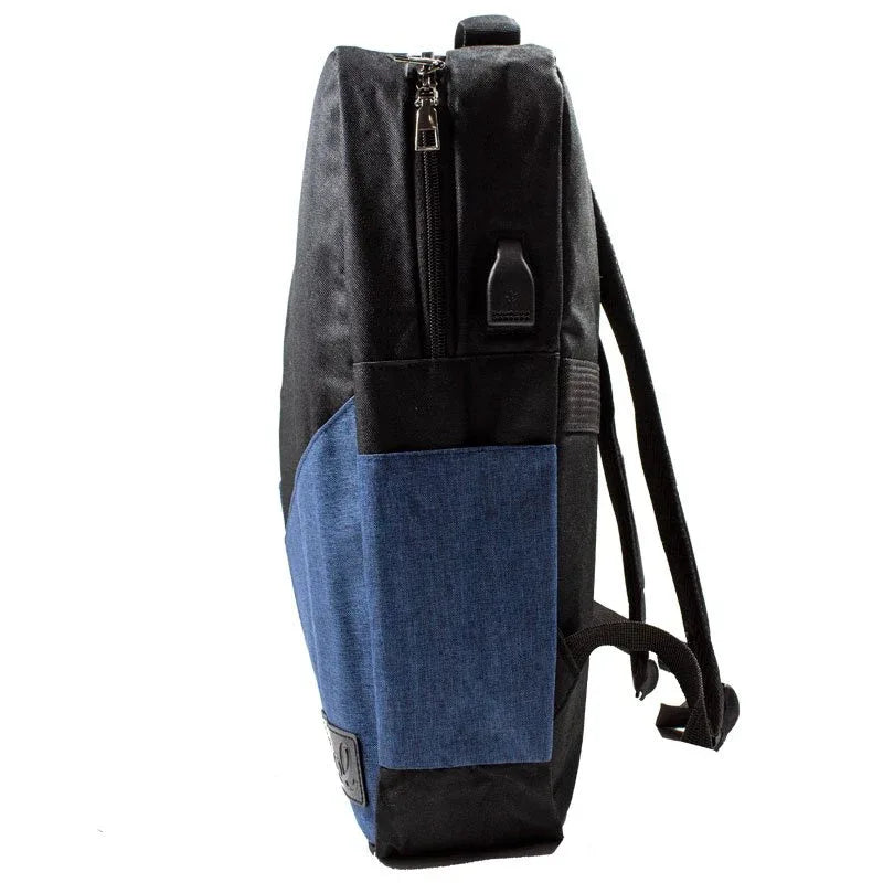 Mochila Ordenador Portátil 15-16 Pulg COOL Portland Negro-Azul - PixelPlaza