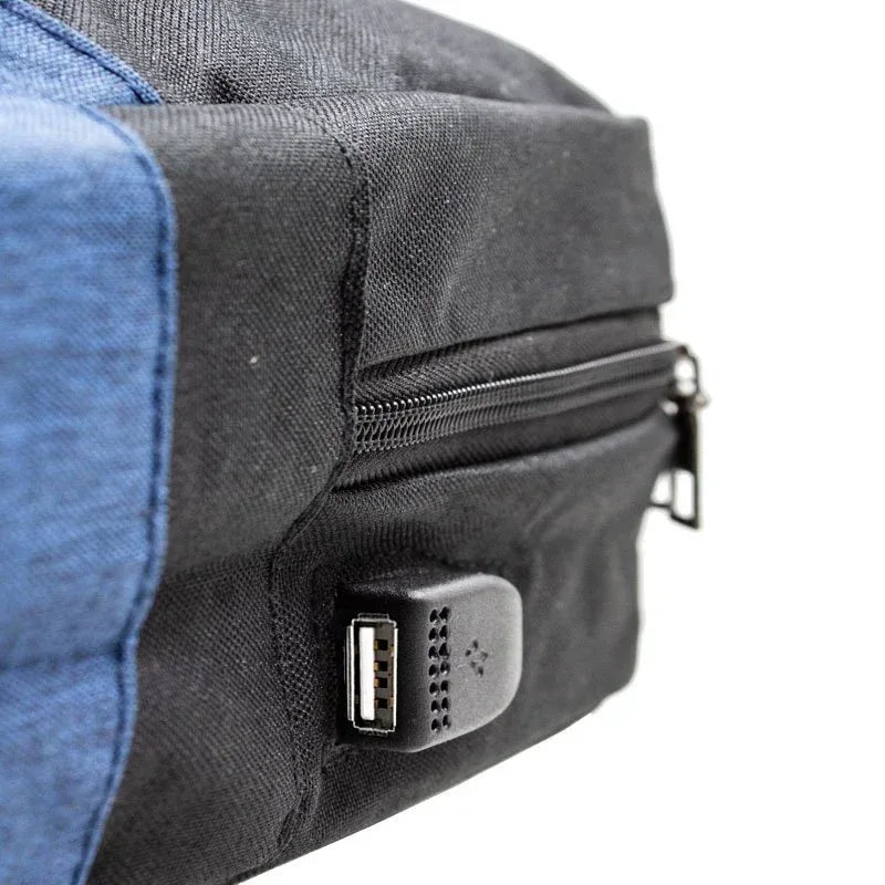 Mochila Ordenador Portátil 15-16 Pulg COOL Portland Negro-Azul - PixelPlaza