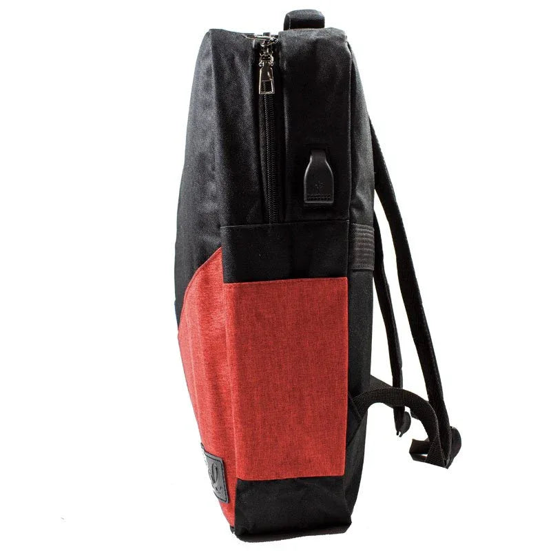 Mochila Ordenador Portátil 15-16 Pulg COOL Portland Negro-Rojo - PixelPlaza