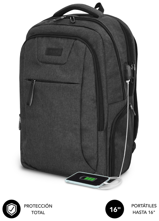 Mochila portátil Subblim professional air padding