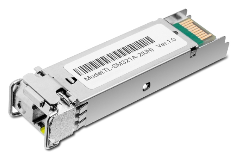 Transceiver TP-Link SM321A-2 bidireccional wdm giga monomodo lc TX:1550nm/RX:1310nm hasta 2km