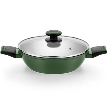 Pack Batería de Cocina Monix Forest M509900/ Cazo Ø16cm/ Cacerolas bajas Ø24 - 28cm/ Cacerolas Ø20cm/ Acero Inoxidable/ 