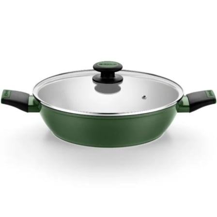 Pack Batería de Cocina Monix Forest M509900/ Cazo Ø16cm/ Cacerolas bajas Ø24 - 28cm/ Cacerolas Ø20cm/ Acero Inoxidable/ 