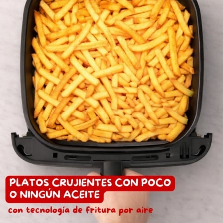 Freidora por Aire Airfryer / Sin Aceite Moulinex EZ866H/ 2020W/ Capacidad 7.5L