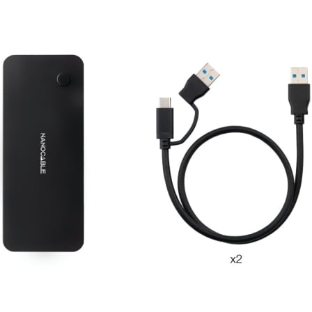 Switch Conmutador USB Nanocable 10.12.0011/ 2x USB/ 2x USB Tipo-C