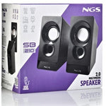 Altavoces NGS SB 210/ 12W/ 2.0/ Negros