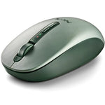 Ratón Ergonómico Inalámbrico NGS Fog Dual FOGDUALGREEN Silencioso/ Hasta 1600 DPI/ Verde