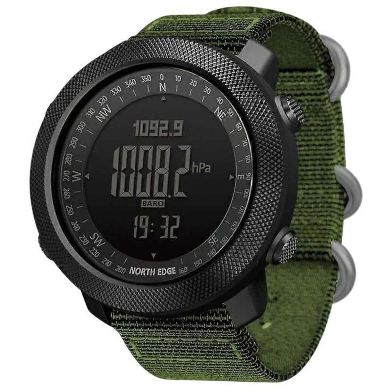 North Edge Apache con Correa de Nailon Reloj Digital Verde #verde