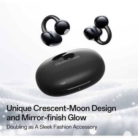 Auriculares Deportivos de Conducción Aérea Openrock E OPACE01 con estuche de carga/ Autonomía 7h/ Negros