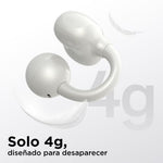 Auriculares Deportivos de Conducción Aérea Openrock E OPACE02 con estuche de carga/ Autonomía 7h/ Blancos