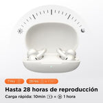 Auriculares Deportivos de Conducción Aérea Openrock E OPACE02 con estuche de carga/ Autonomía 7h/ Blancos