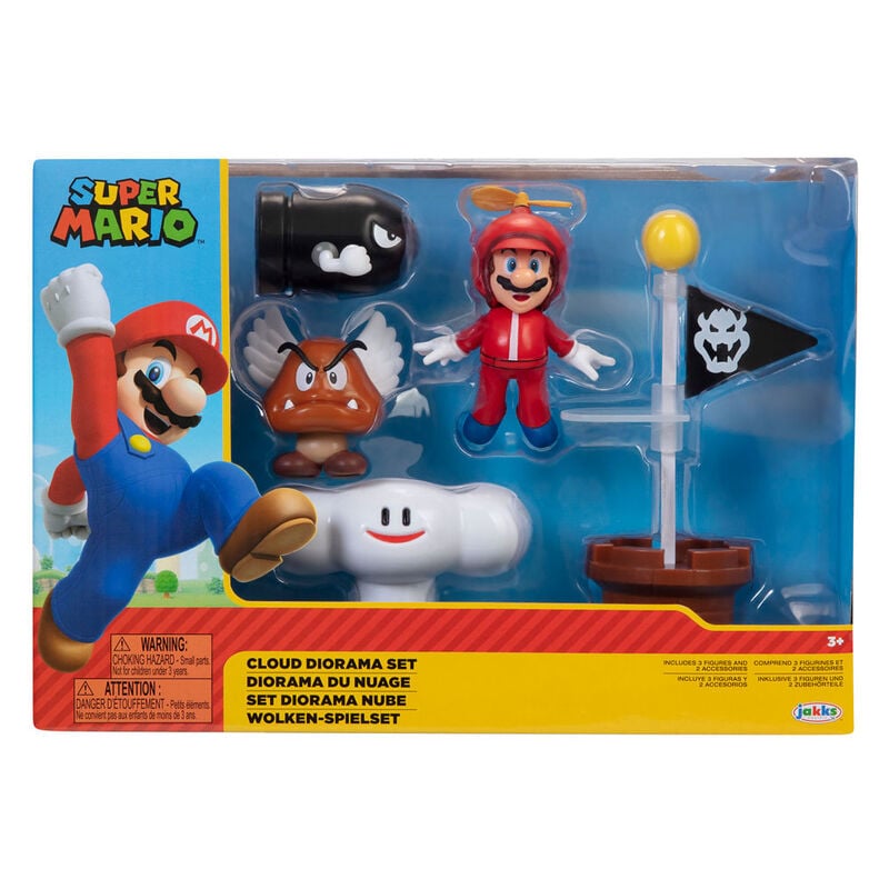 Set diorama Nube Super Mario Nintendo