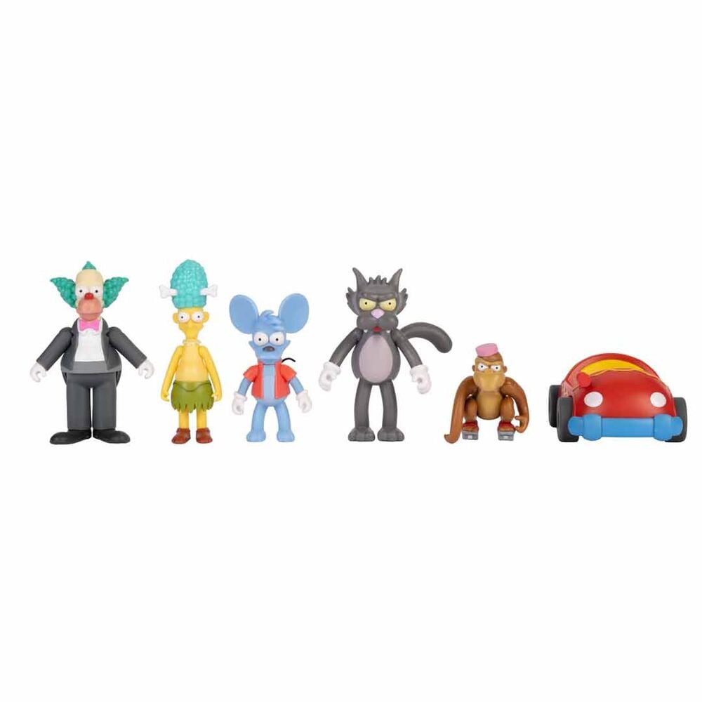 Blister 6 figuras Los Simpsons 7cm