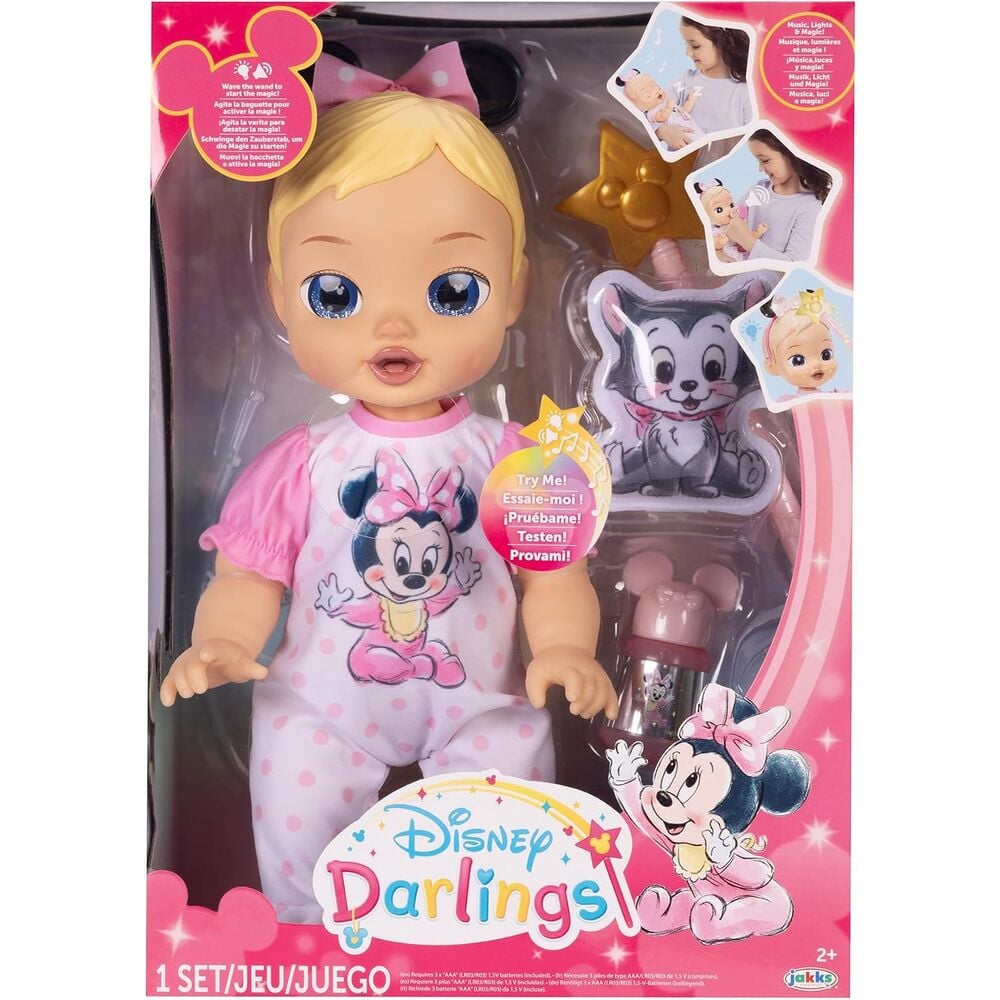 Muñeca interactiva Minnie Disney Darlings 30cm