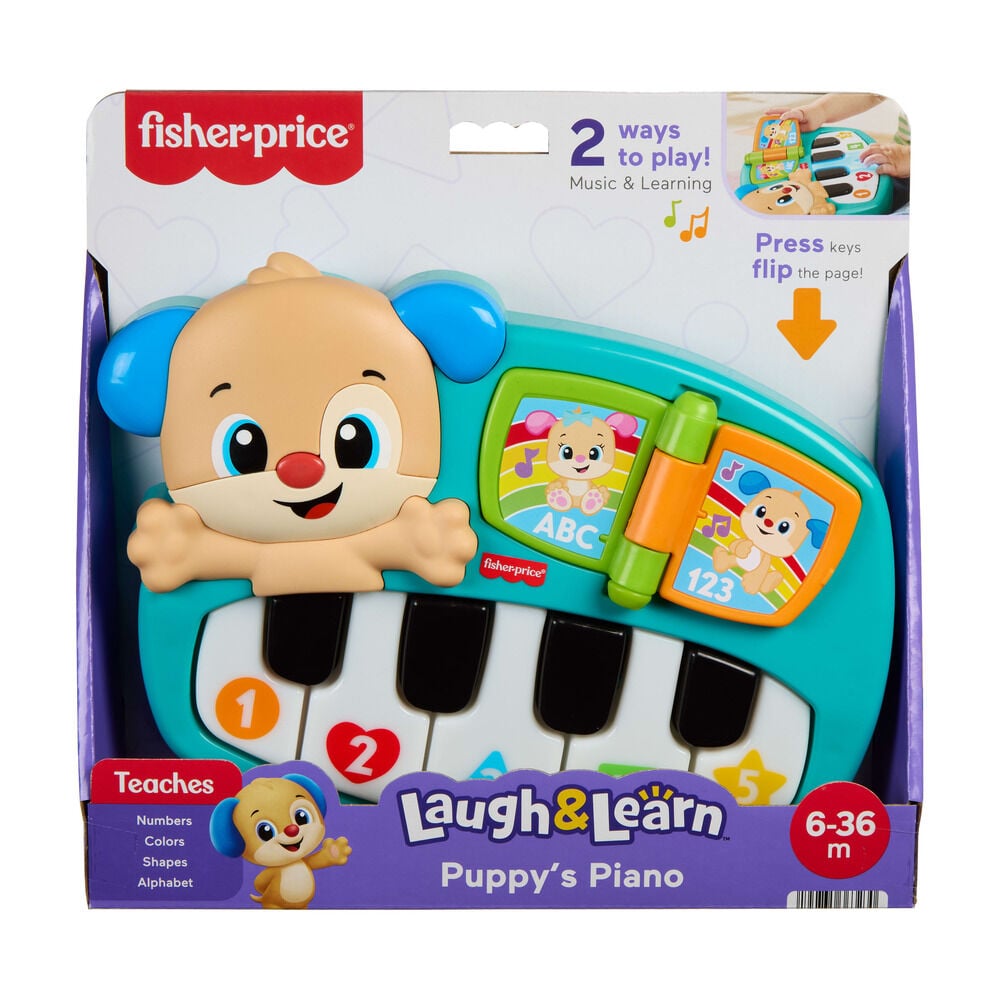 Piano Perrito Rie y Aprende