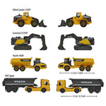 Set 5 vehiculos construccion Volvo