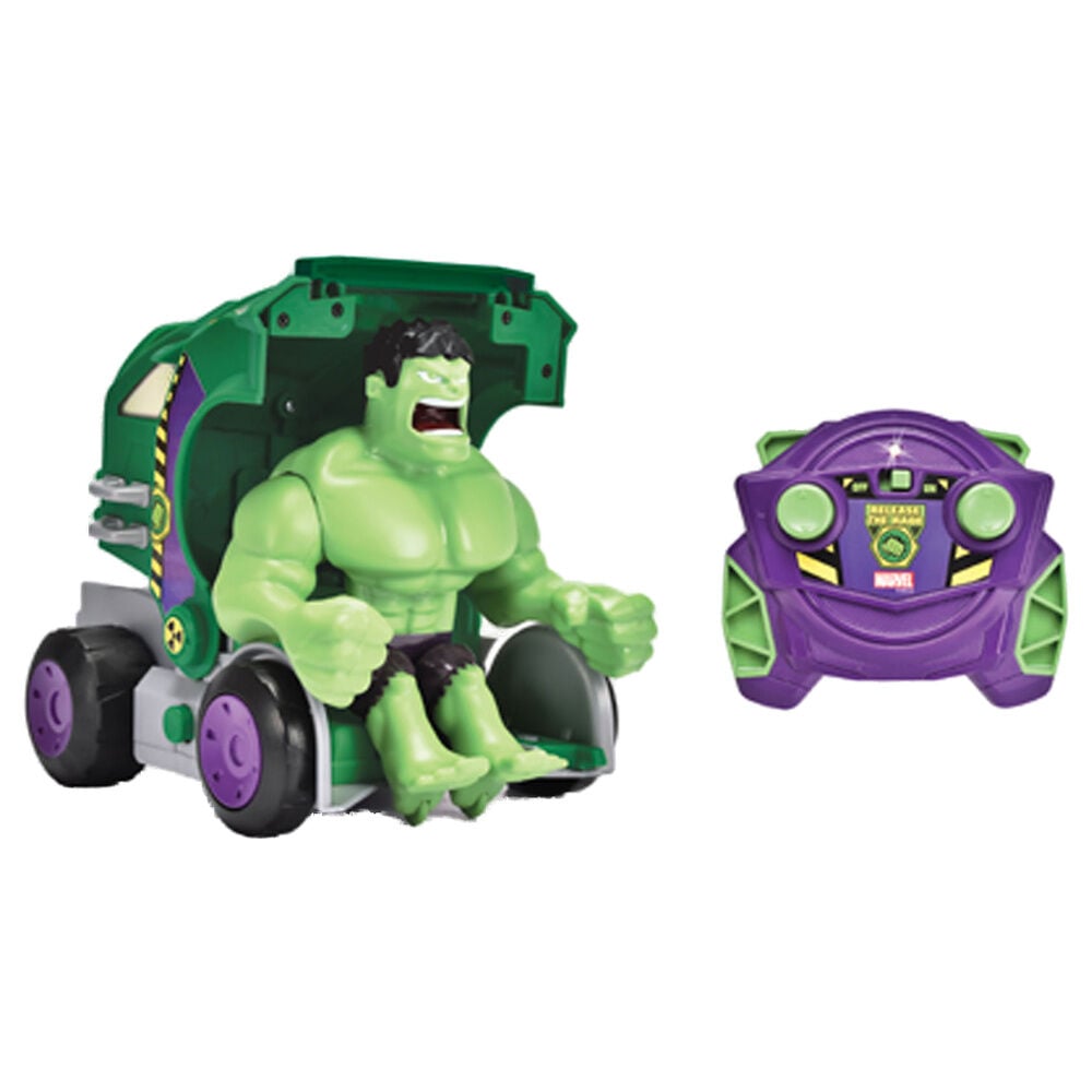 Vehiculo radio control Hulk Smash Los Vengadores Avengers Marvel