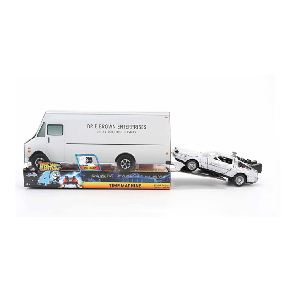 Replica Dlorean Efecto Hielo Time Machine 40th Anniversary Regreso al Futuro