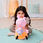 Peluche Mama Pig con Evie Peppa Pig 33cm