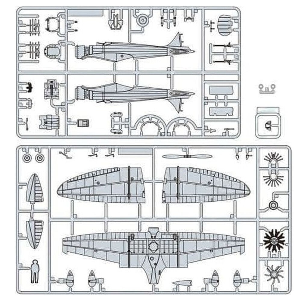 Maqueta Model Kit Type 9 Fighter Airplane The Wind Rises