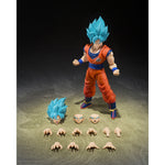 Figura S.H.Figuarts Super Saiyan God Super Saiyan Son Goku Blue Power Transcending Limits Dragon Ball Super 14,5cm