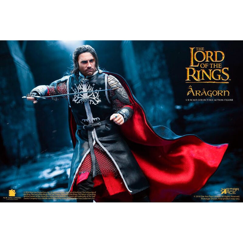 Figura Real Master Aragorn El Señor de los Anillos 23cm