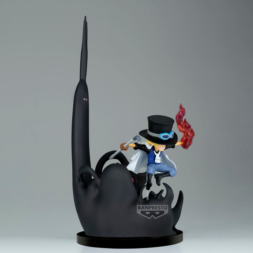 Figura world collectable Sabo & Five Elders One Piece 14cm