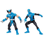 Blister 2 figuras Wolverine Spiderman Los 4 Fantasticos Marvel